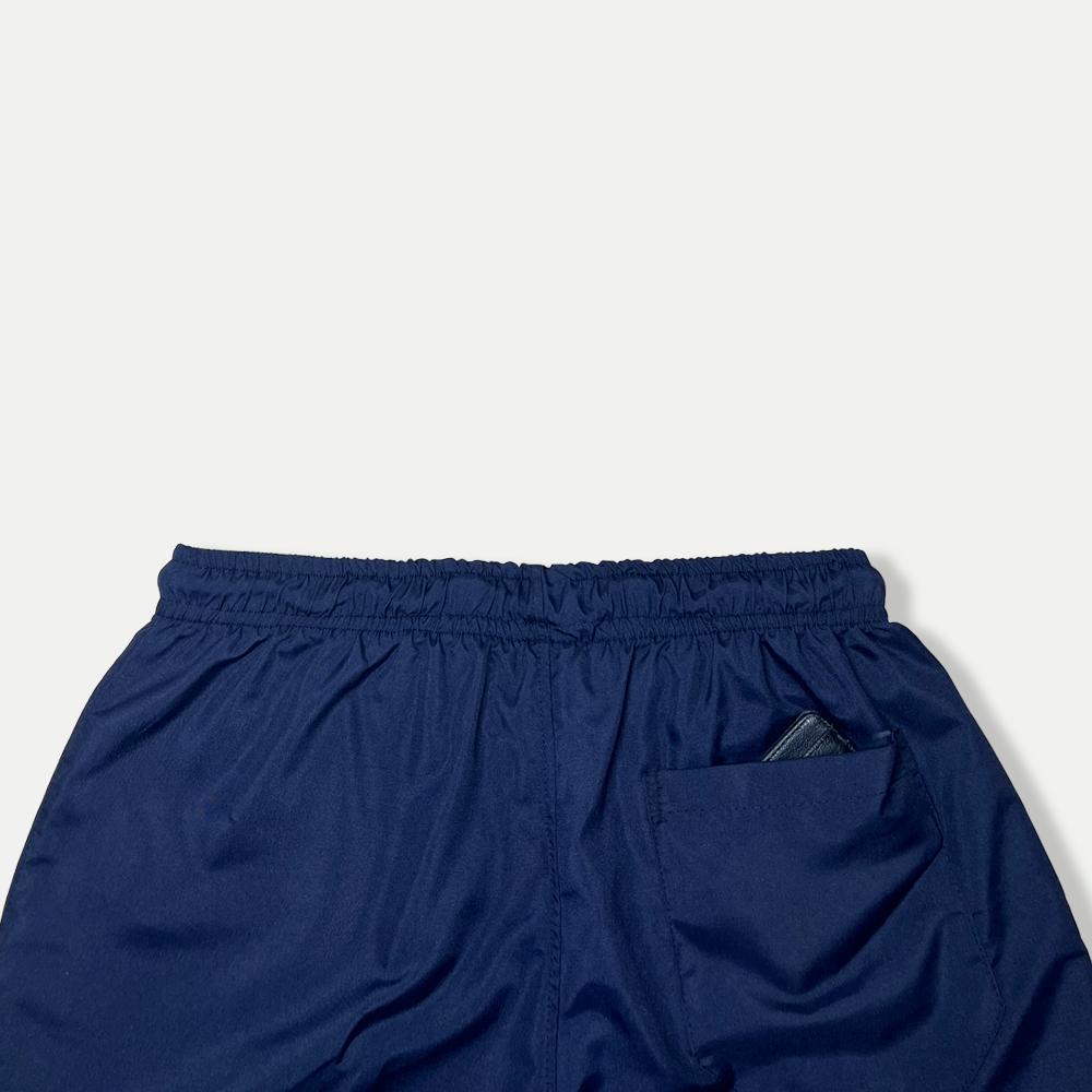 Shorts curto masculino de tactel azul marinho