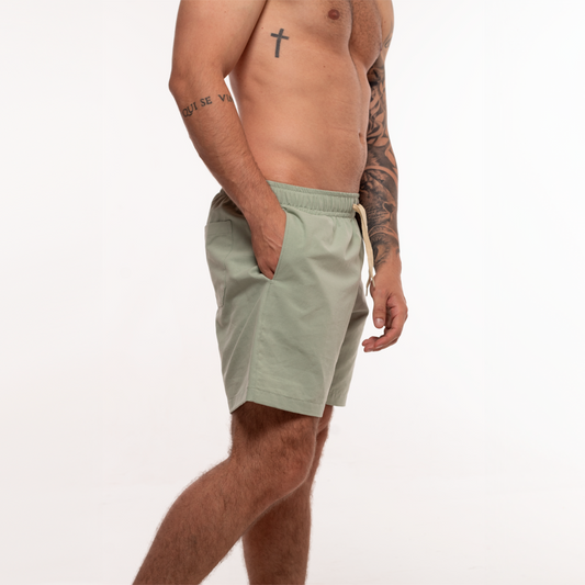 Shorts masculino casual Verde menta